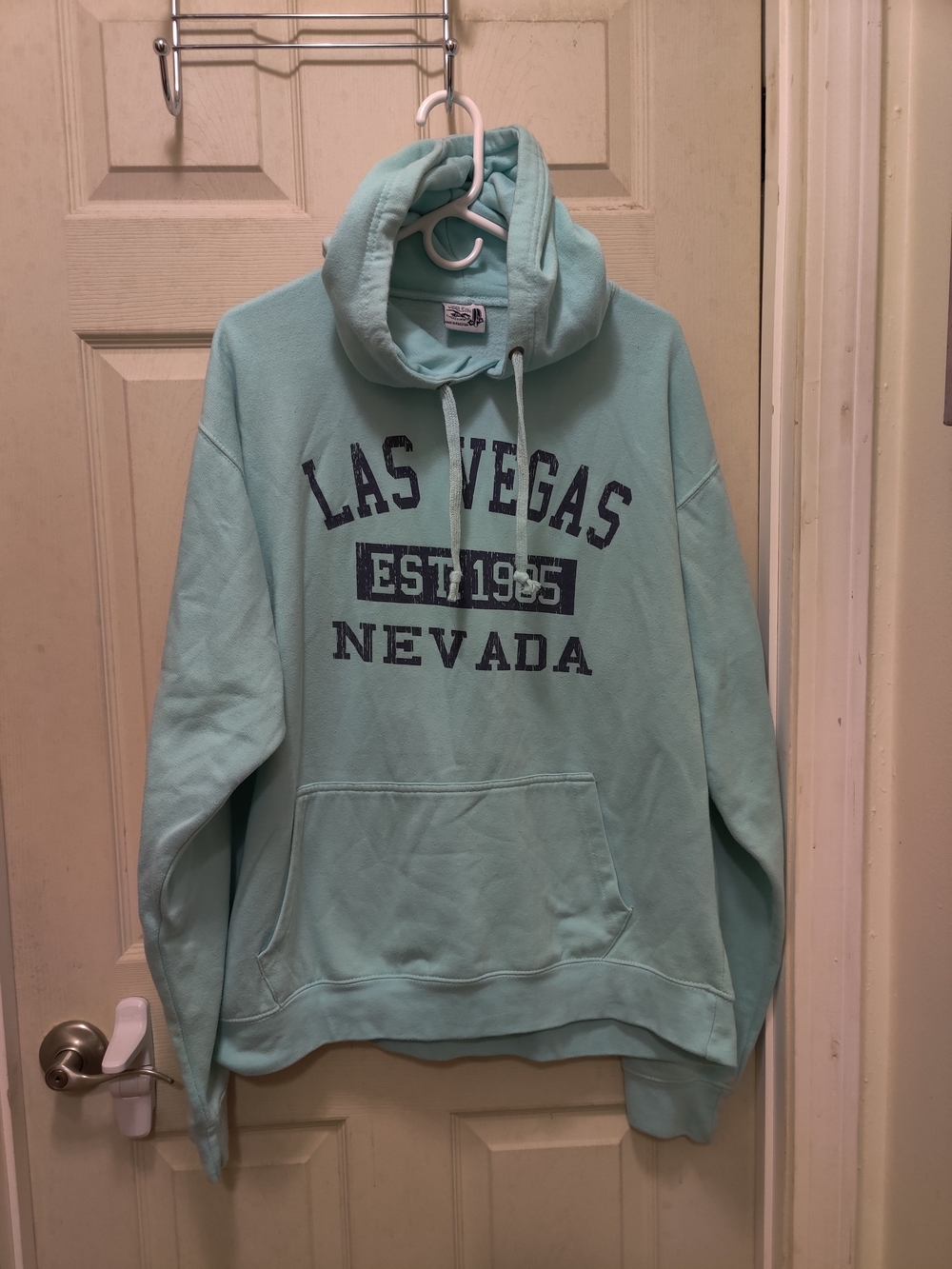 Las Vegas Nevada Teal Pullover Hoodie